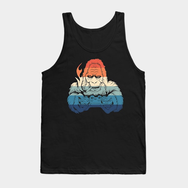 Monkey Classic Gamer Tank Top by Rise And Design